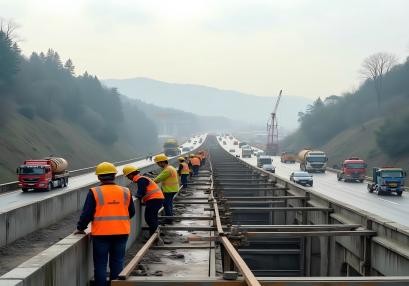 編寫跨越高速公路施工期間的交通組織方案時需要參考哪些標準和規(guī)范？以湖南高速公路某項目為例